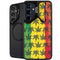 Marijuana Rasta Pattern Galaxy S25 Kickstand Case